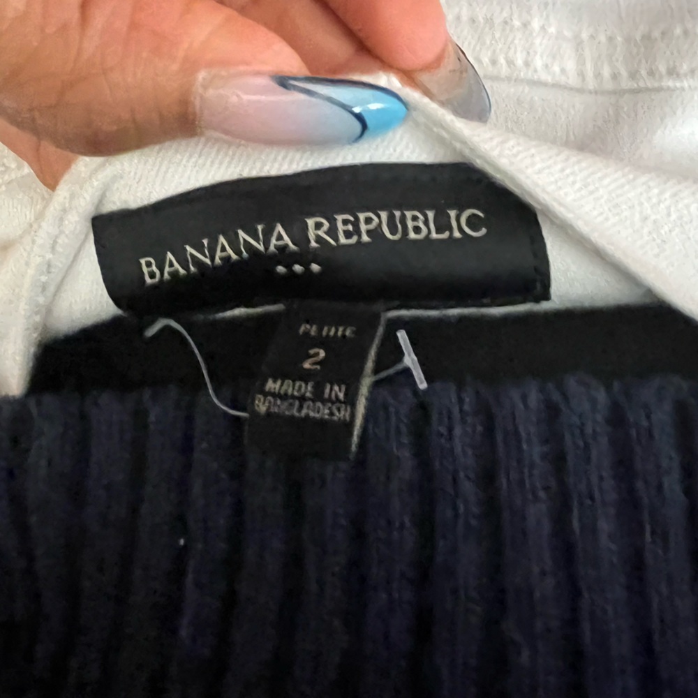 NEW 🎉 Banana Republic White Denim Pencil Skirt - Picture 6 of 8